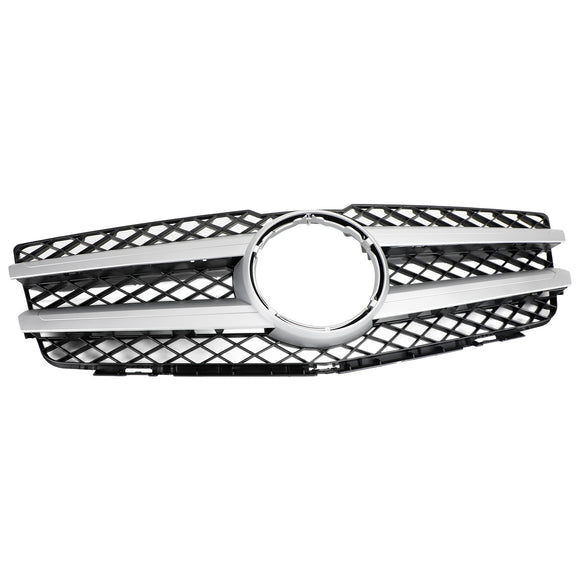 2008-2012 Mercedes Benz Clase GLK X204 GLK350/220/250/300/320 Parrilla de parachoques delantero Parrilla negra plateada