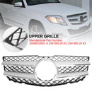 Mercedes-Benz GLK-Class X204 2013-2015 Chrome Front Grill Upper Bumper Replacement Grille-4