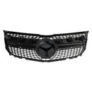 Griglia paraurti anteriore per cofano Mercedes-Benz Classe GLK GLK250/300/350 2013-2015 Griglia cromata argento nera-12