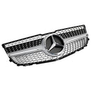 Griglia paraurti anteriore per cofano Mercedes-Benz Classe GLK GLK250/300/350 2013-2015 Griglia cromata argento nera-19