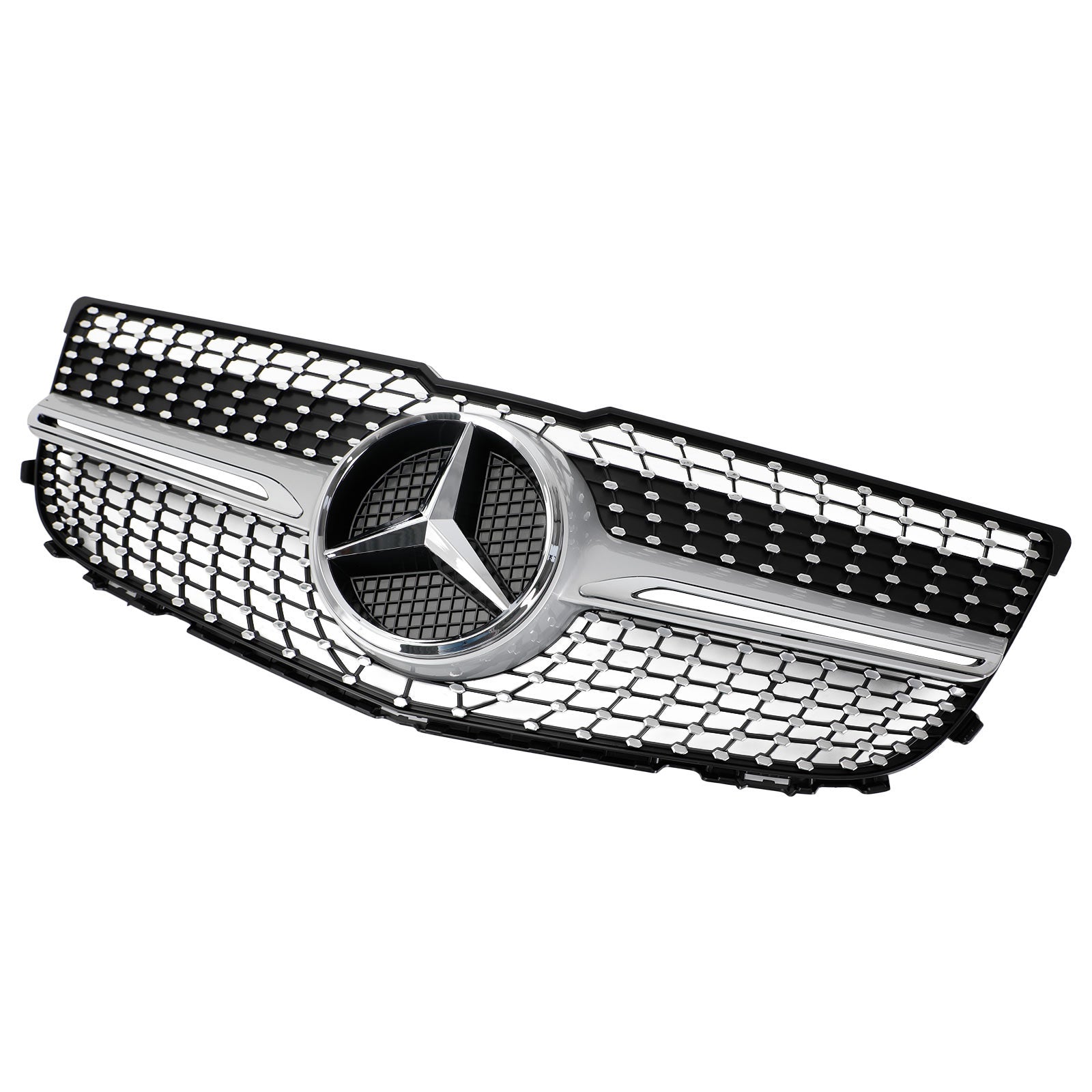 Grille de pare-chocs avant en diamant pour Mercedes Benz 2013-2015 X204 Classe GLK GLK250/300/350