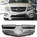 Mercedes Benz 2013-2015 X204 Clase GLK GLK250/300/350 Parrilla de parachoques delantero Parrilla de diamante-3