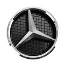 Griglia paraurti anteriore per cofano Mercedes-Benz Classe GLK GLK250/300/350 2013-2015 Griglia cromata argento nera-18