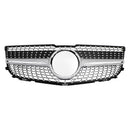 Griglia paraurti anteriore per cofano Mercedes-Benz Classe GLK GLK250/300/350 2013-2015 Griglia cromata argento nera-14