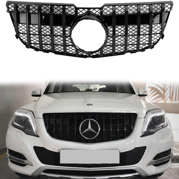 Mercedes Benz GLK250/300/350 X204 2013-2015 Black Front Grill Upper Bumper GT Style Grille