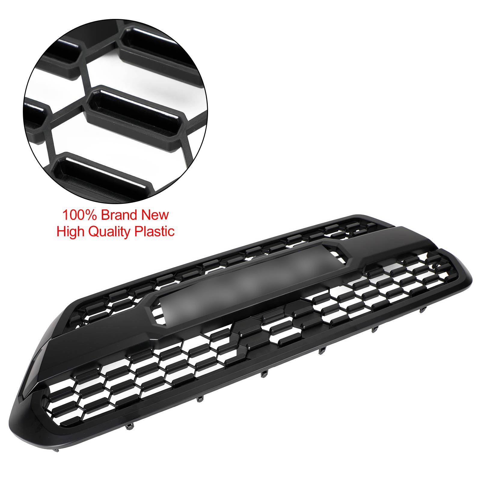 TRD Pro Grill per la griglia del paraurti anteriore Toyota Tacoma 2016-2023 con lettera grigia