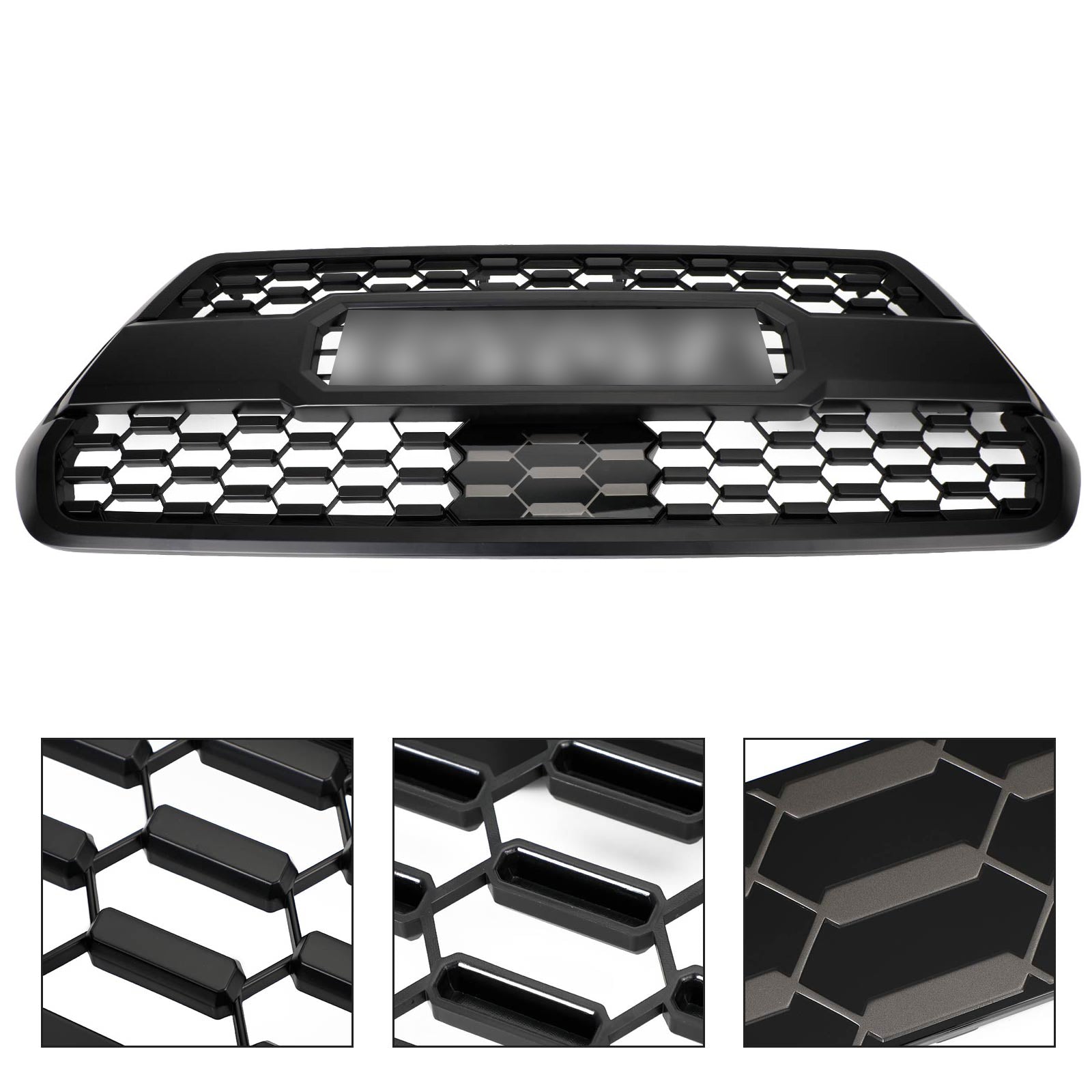 2016-2023 Toyota Tacoma TRD Pro Style Grill Grill Sostituzione del paraurti Black Grille Kit con luce a LED