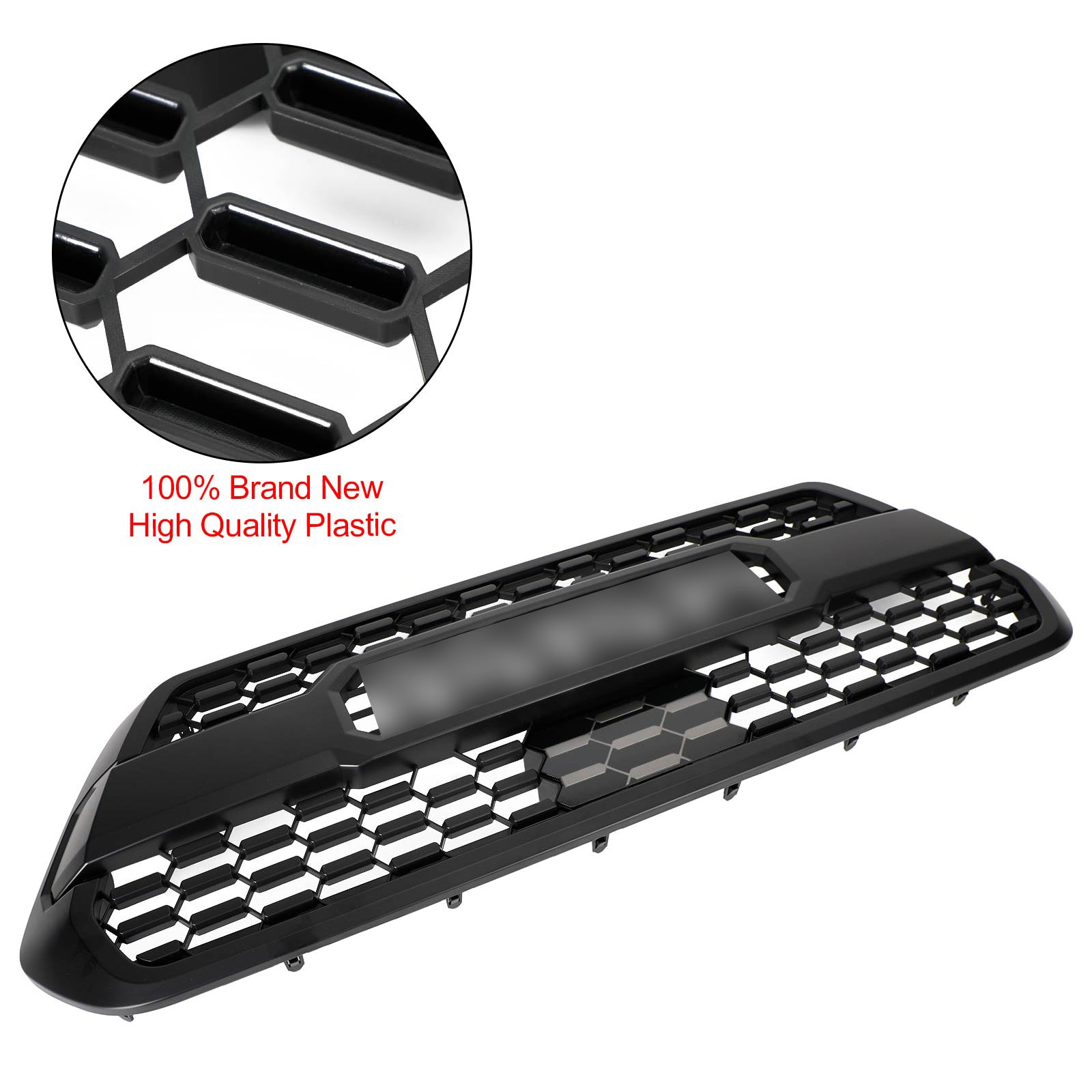 2016-2023 Toyota Tacoma TRD Pro Style Grill Grill Sostituzione del paraurti Black Grille Kit con luce a LED
