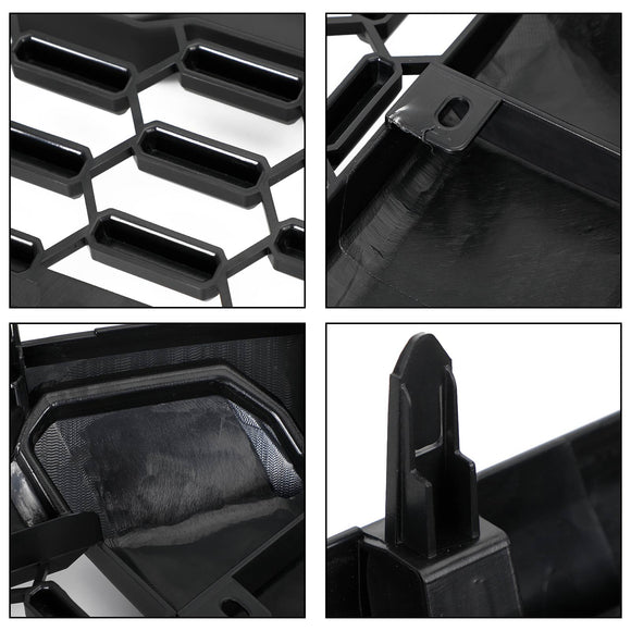 2016–2023 Toyota Tacoma TRD PRO Style Grill Frontstoßstange Ersatz-Grill-Set in Schwarz mit LED-Licht