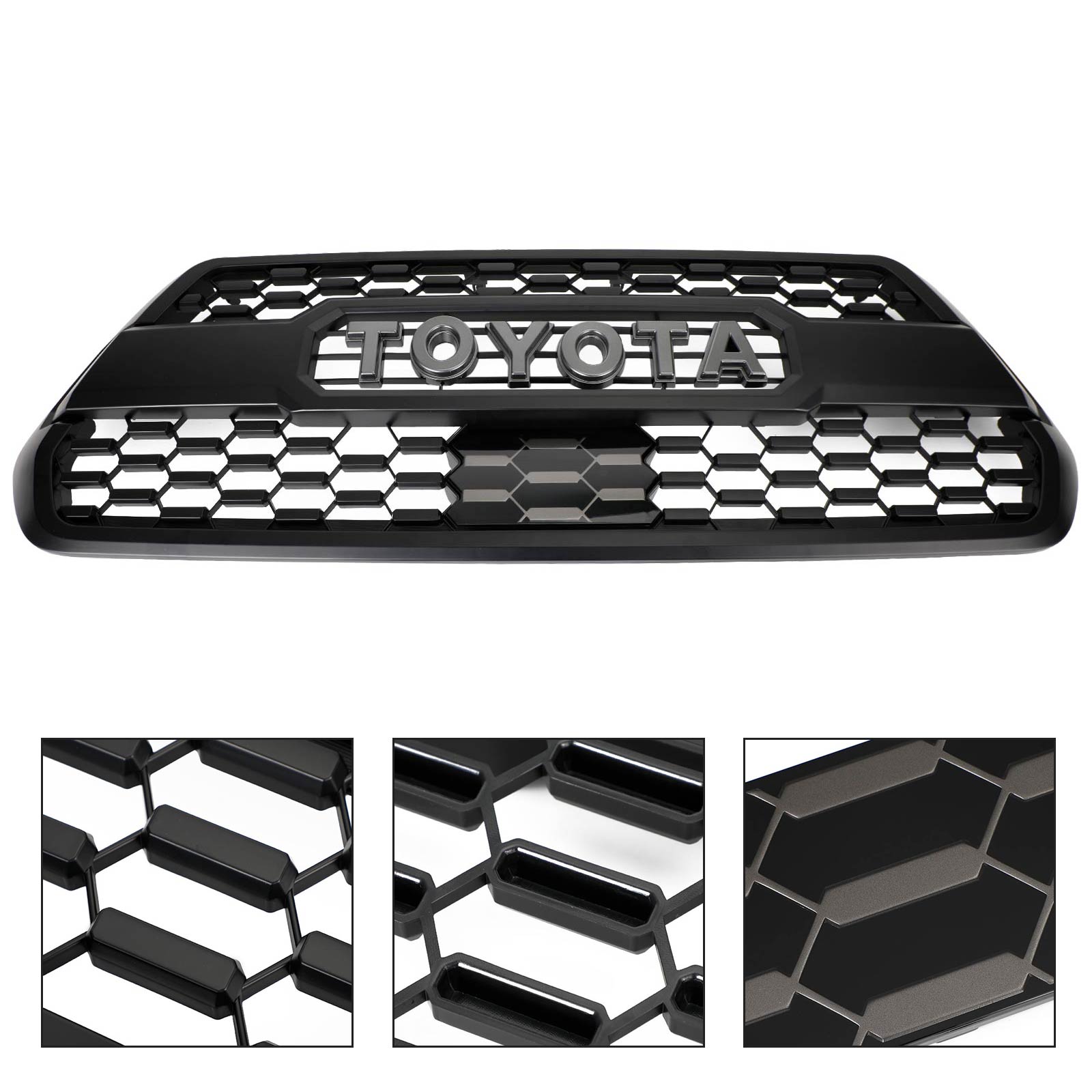 Tacoma Modification TRD PRO Grille For 3rd Gen 2016-2023 Toyota Tacoma W/ Sensor Cover