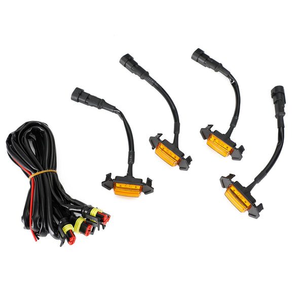 Griglia anteriore TRD PRO con LED ambra per Toyota Tacoma 3a generazione 2016-2023 & Copertura del sensore