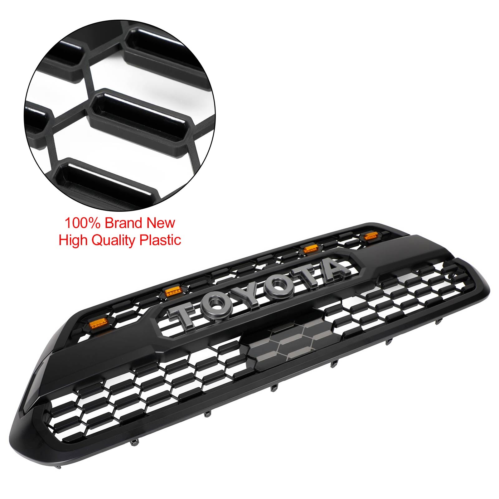 2016-2023 Toyota Tacoma TRD PRO Front Grille With Amber LED & Sensor Cover
