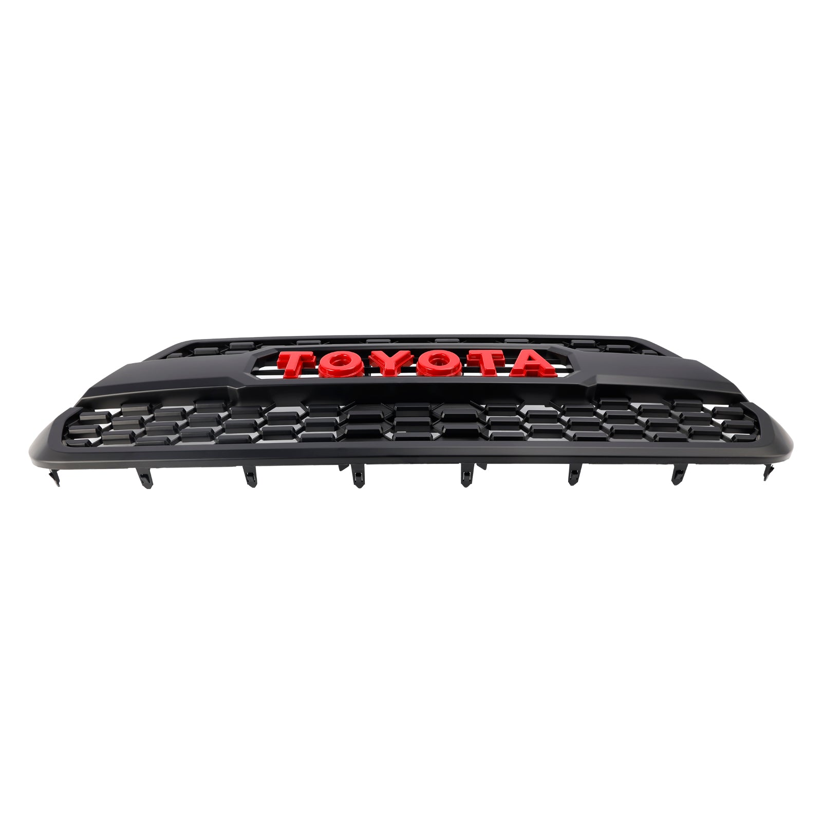 2016-2023 Toyota Tacoma Trd Pro Red Grille Front Bumper Grill + Red Letter