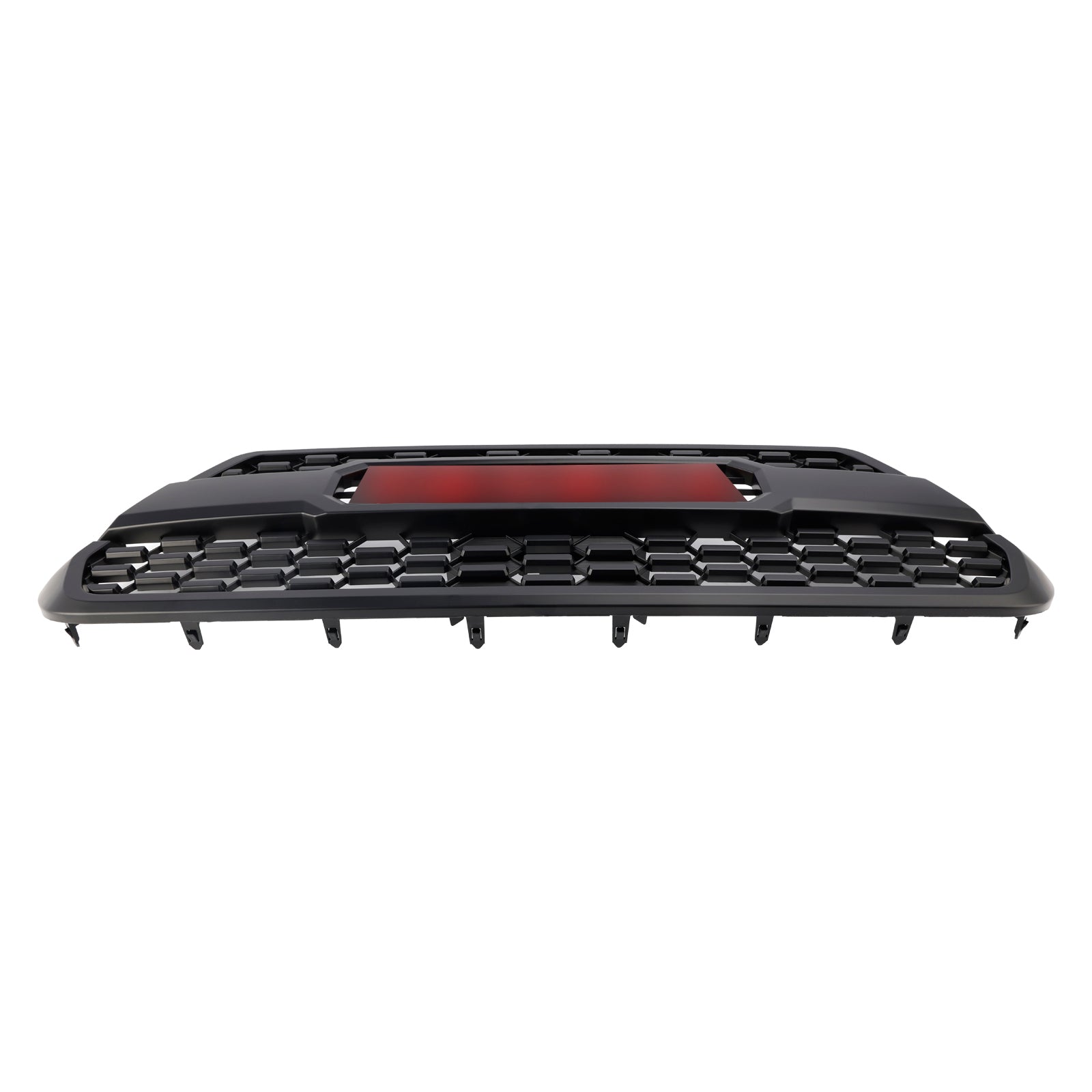 Toyota Tacoma 2016-2023 3. General TRD Pro Grill Mattes Schwarzer Ersatz vor Frontgrill mit rotem Buchstaben