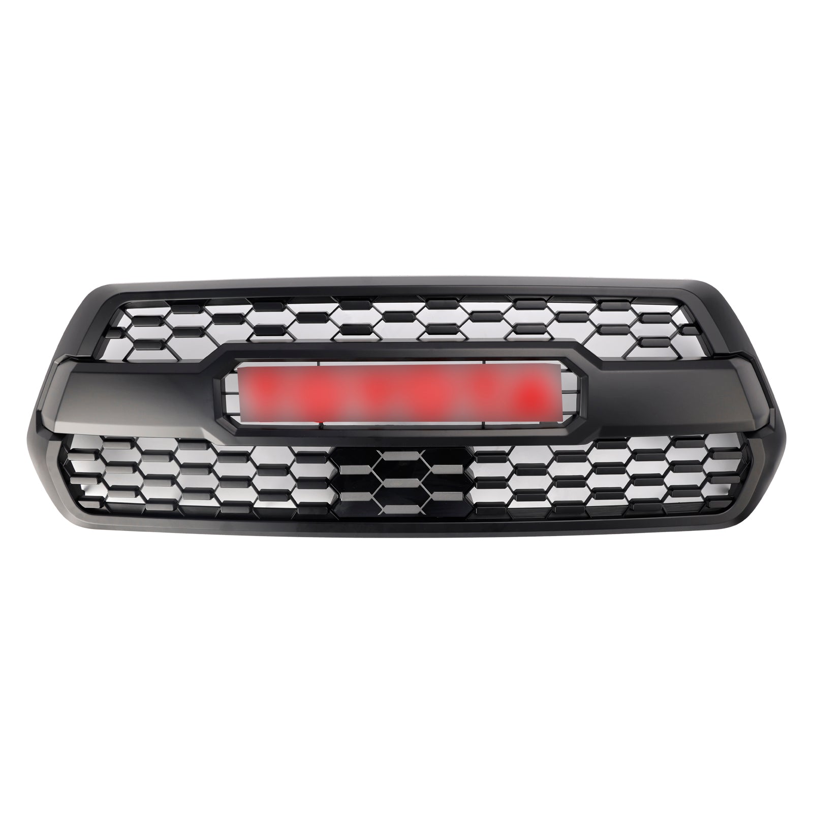 Toyota Tacoma 3. Gen 2016-2023 Kühlergrill mit rotem Buchstaben TRD Pro Style Grill + Sensorabdeckung
