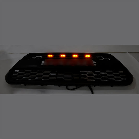 2016–2023 Toyota Tacoma TRD PRO Style Grill Frontstoßstange Ersatz-Grill-Set in Schwarz mit LED-Licht