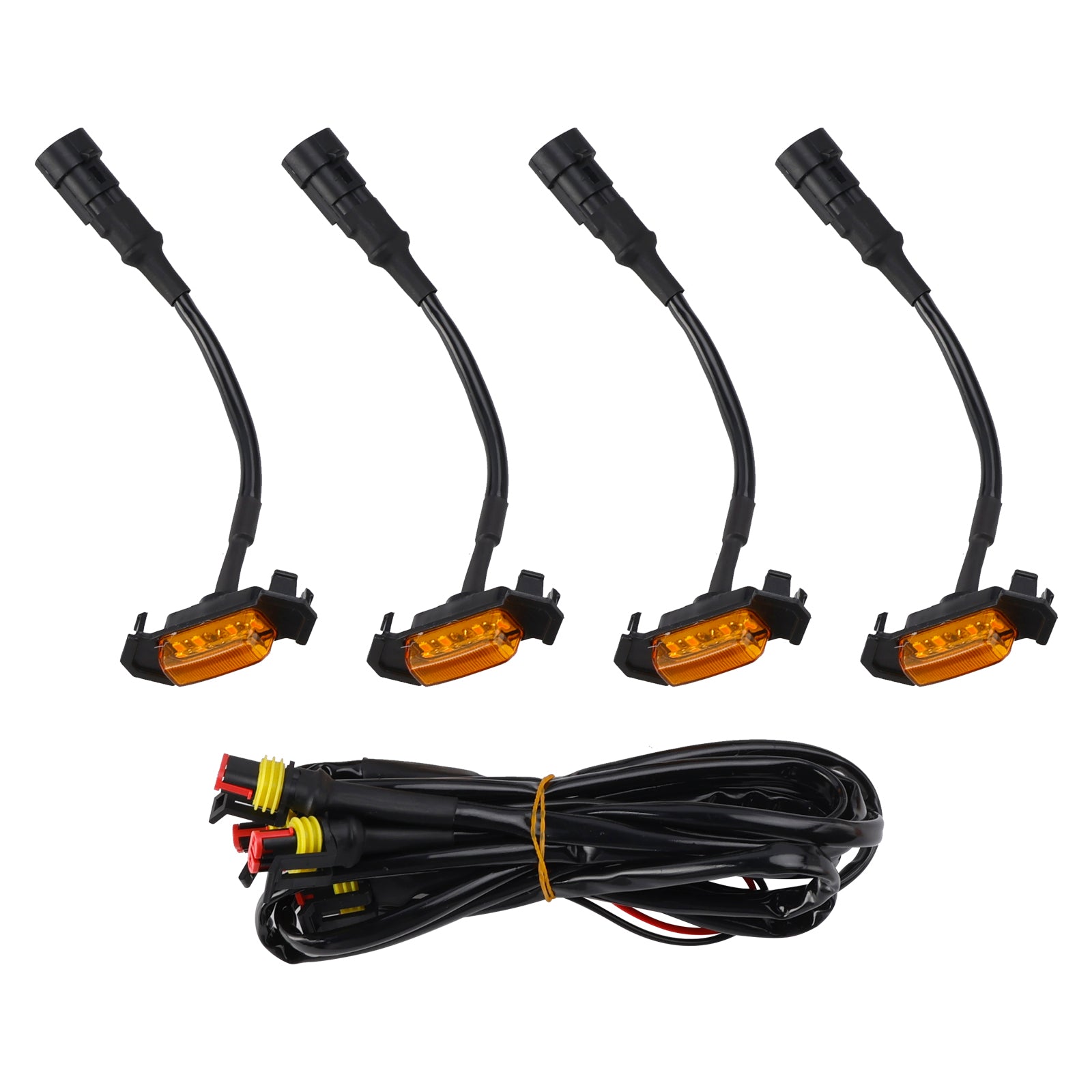 Kit de rejilla de repuesto para parachoques delantero estilo TRD PRO de Toyota Tacoma 2016-2023 con luz LED, color negro