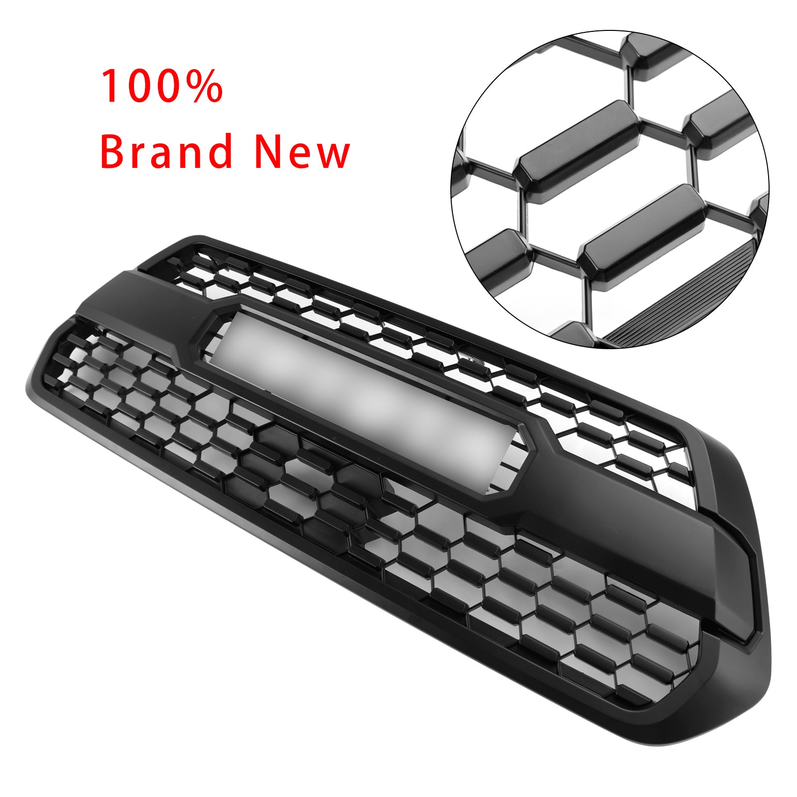 Toyota Tacoma 3. Gen Grille mit weißem Buchstaben TRD Pro Style 2016-2023