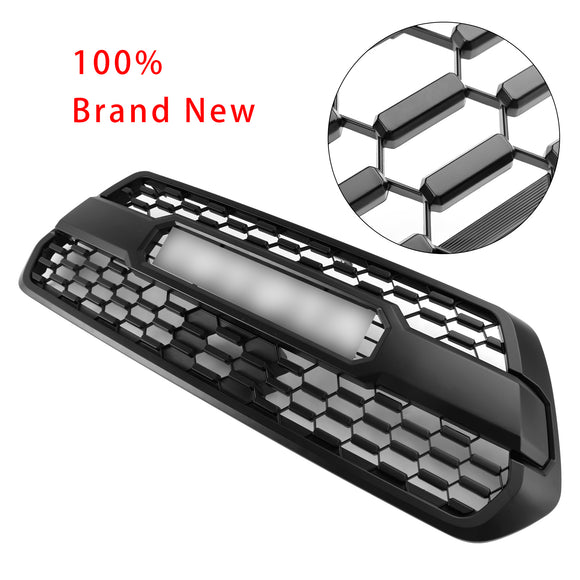 Toyota Tacoma 3rd Gen Grille With White Letter TRD PRO Style 2016-2023