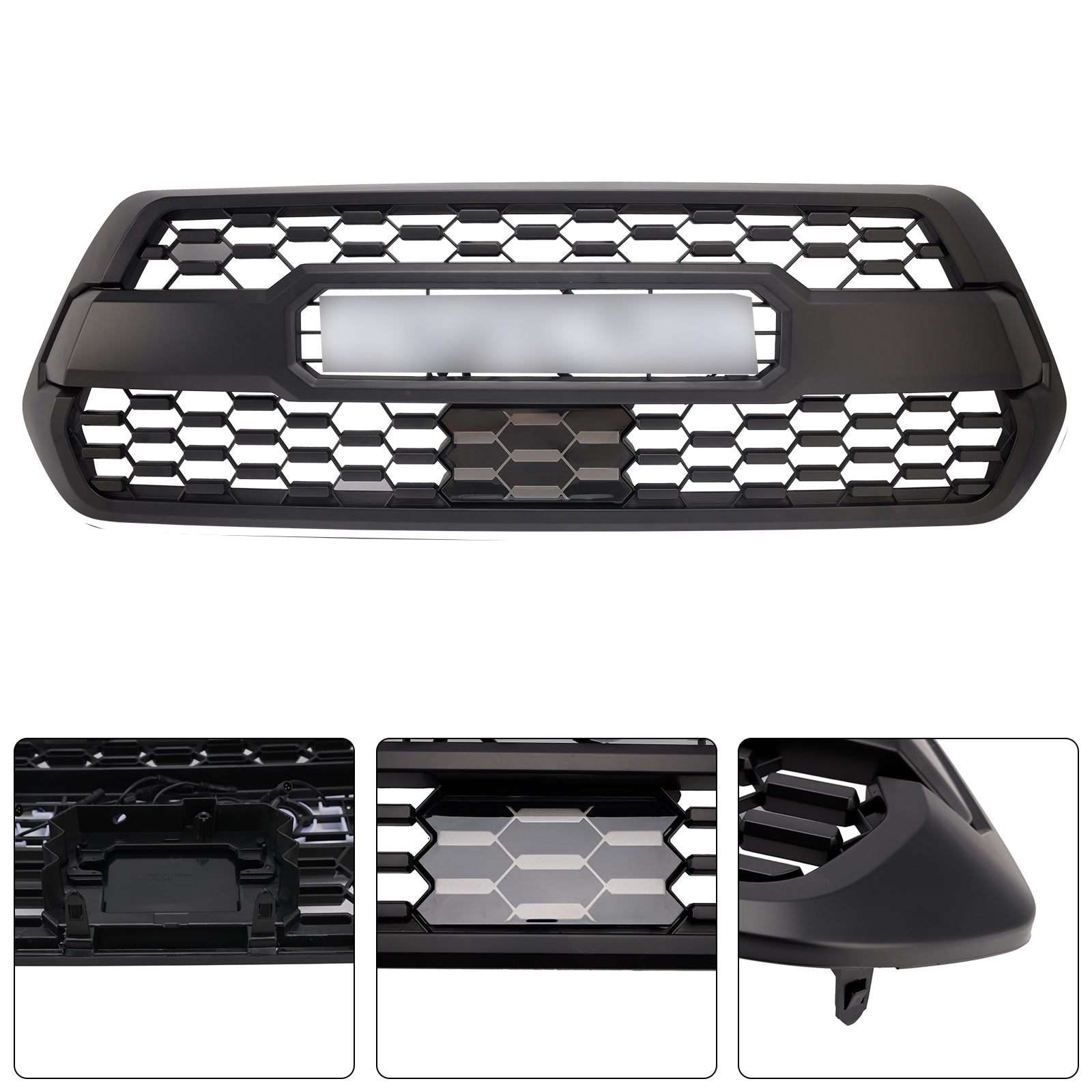 Toyota Tacoma 2016-2023 TRD Pro Style Kühlergrill vorderen Stoßstangengrill mit RGB-Farb-LED-Leuchten und Sensorabdeckung