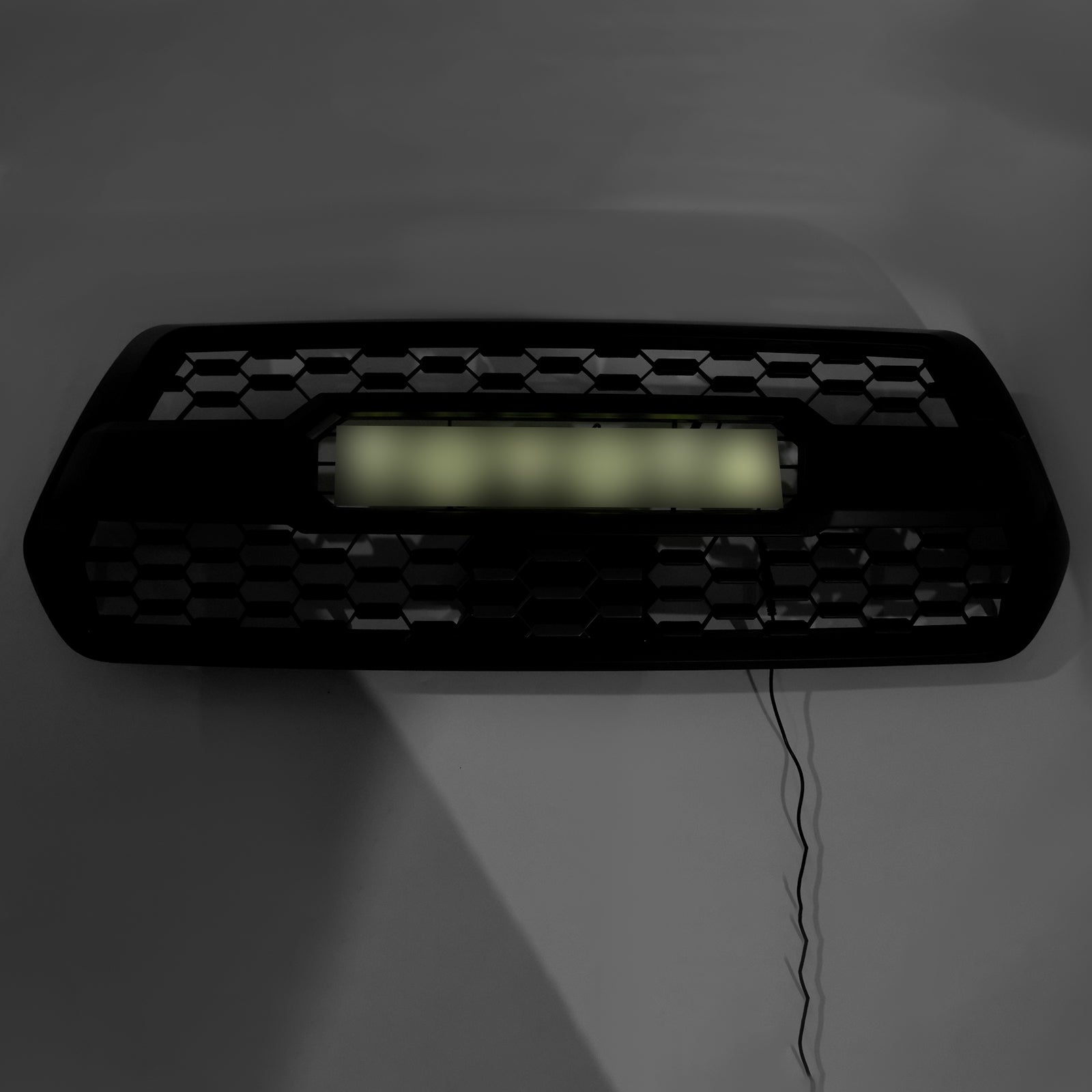 Toyota Tacoma 2016-2023 TRD Pro Style Kühlergrill vorderen Stoßstangengrill mit RGB-Farb-LED-Leuchten und Sensorabdeckung