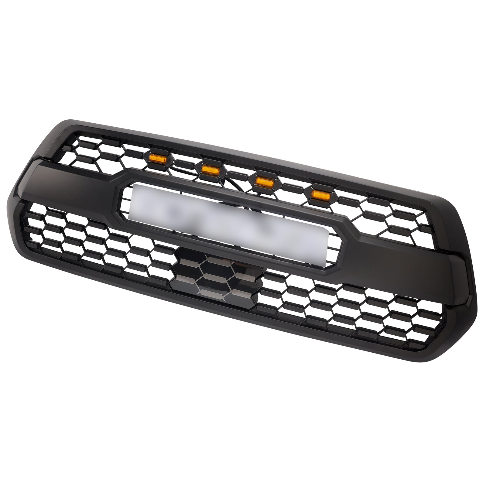 Trd Pro Grill With RGB Color LED Light UP Letter For 2016-2023 Toyota Tacoma Front Bumper Grille W/ LED & Sensor Cover