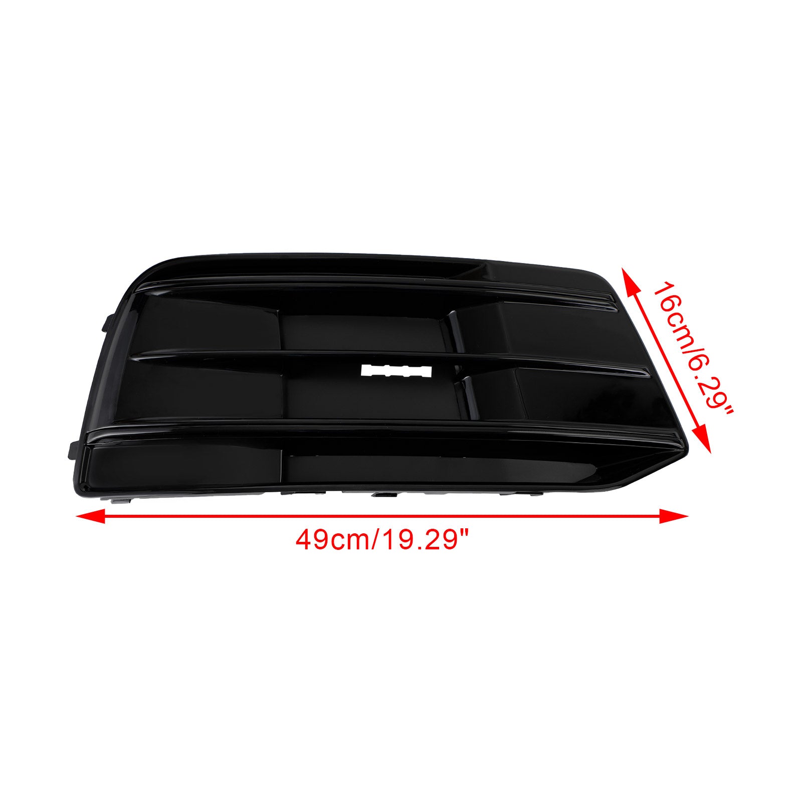 Audi Q5 2018-2021 FY 2PCS Front Bumper Lower Cover Grill Honeycomb Mesh Black Fog Light Grille