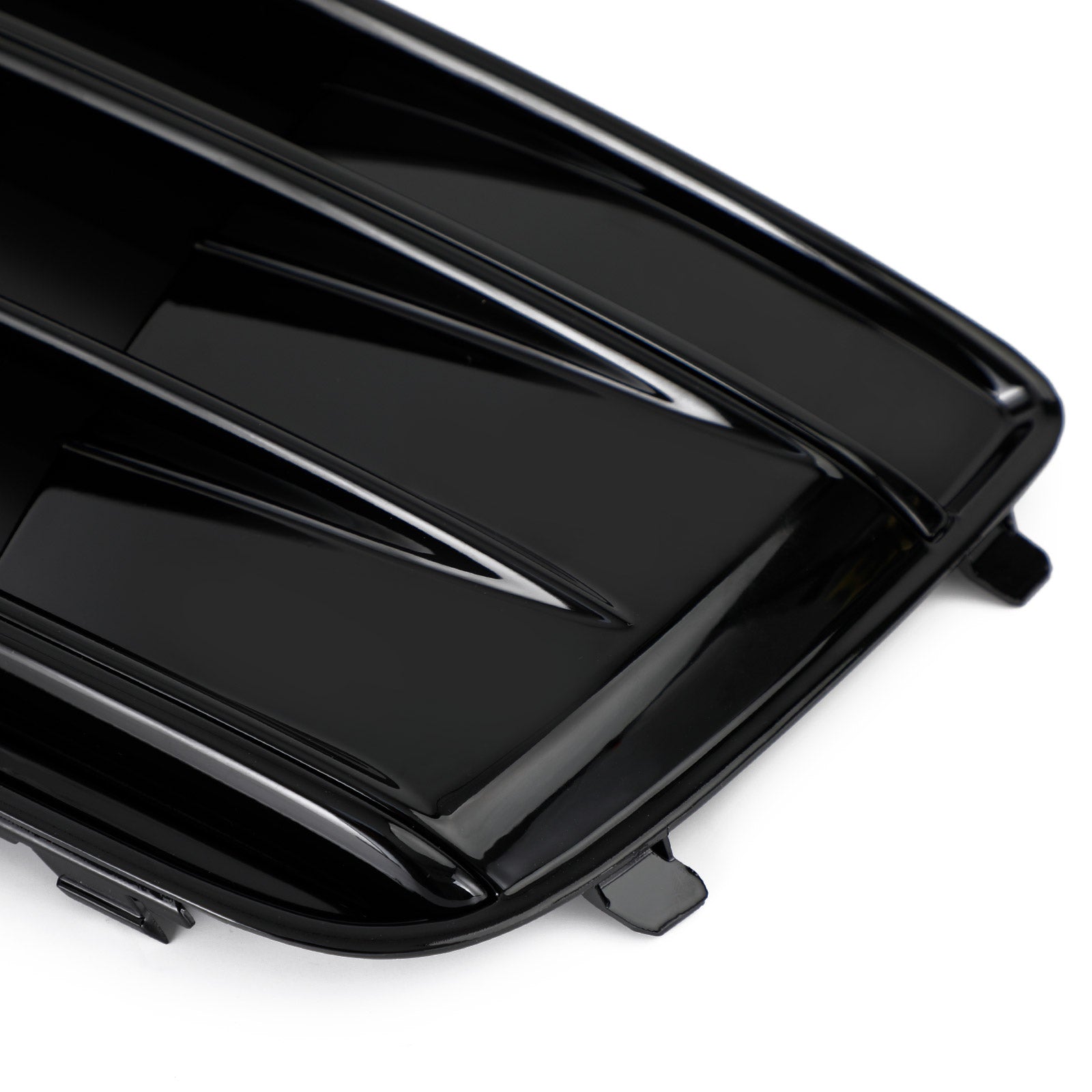 Audi Q5 2018-2021 FY 2PCS Front Bumper Lower Cover Grill Honeycomb Mesh Black Fog Light Grille