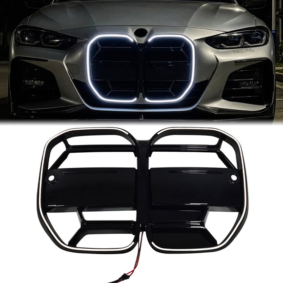 2020-2026 BMW 4 Series G22 G23 CS-Style Front Bumper LED Replacement Grille