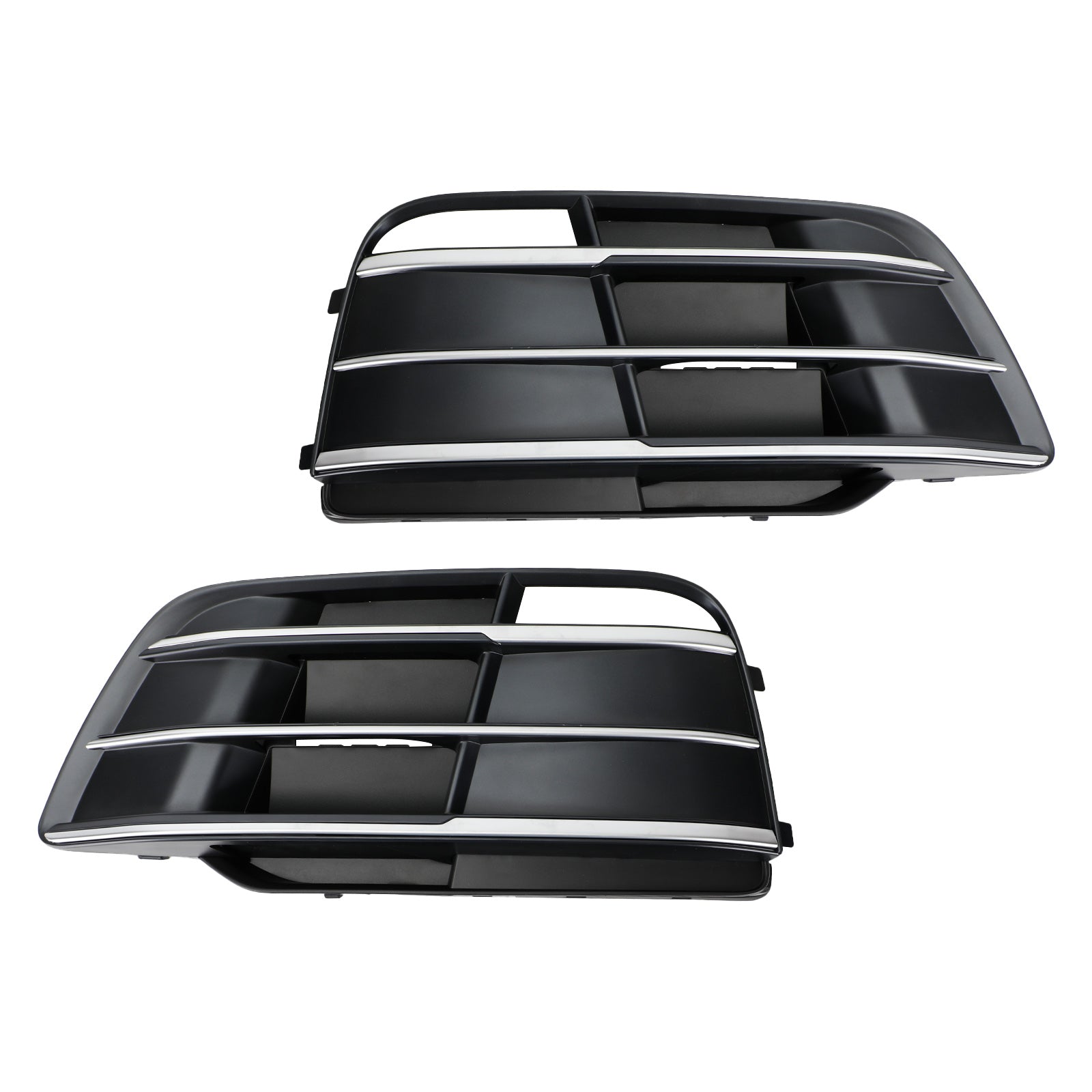 Audi SQ5 / Q5 Sline 2018-2021 Front Bumper Lower Grille Fog Light Replacement Black Grill