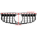 2008-2012 Mercedes Benz GLK-Class X204 GLK350/300/250CDI Front Bumper Grill Black Chrome AMG Style Grille-2