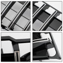 2008-2012 Mercedes Benz GLK-Class X204 GLK350/300/250CDI Front Bumper Grill Black Chrome AMG Style Grille-6