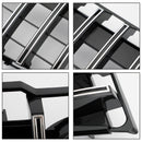 2008-2012 Mercedes Benz Classe GLK X204 GLK350/300/250CDI Grille de pare-chocs avant Noir Chrome Calandre de style AMG-5