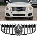 2008-2012 Mercedes Benz Classe GLK X204 GLK350/300/250CDI Grille de pare-chocs avant Noir Chrome Calandre de style AMG-1