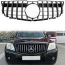 2008-2012 Mercedes Benz GLK-Class X204 GLK350/300/250CDI Front Bumper Grill Black Chrome AMG Style Grille-3