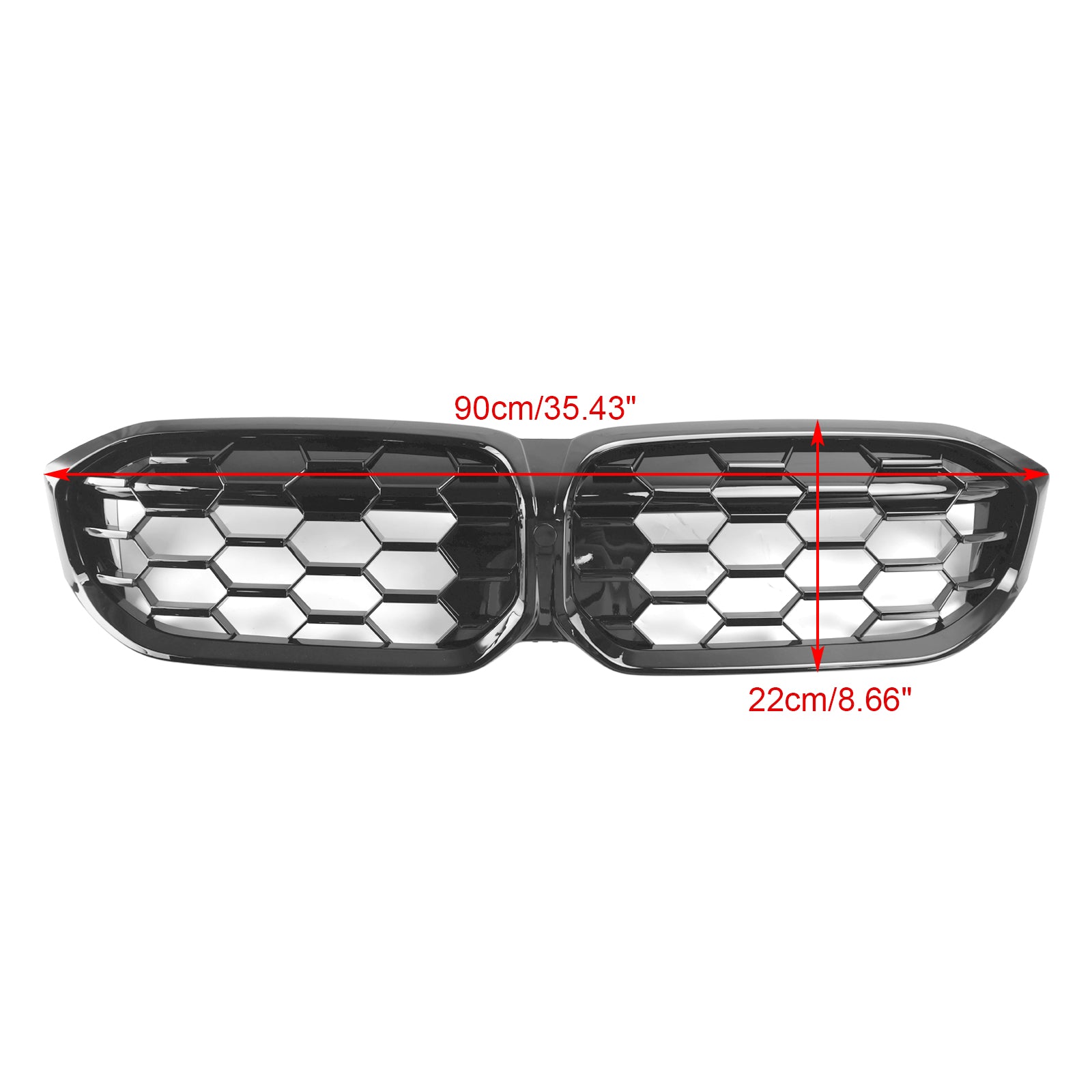 2023.6-2024 BMW 3 Series G20 G21 320i/330i/M340i/318i/320d Front Kidney Grill Gloss Black Grille - 0