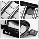 Mercedes Benz 2012-2015 W166 Sostituzione della griglia anteriore cromata nera stile AMG per Classe ML ML300 ML320 ML350 ML400-6