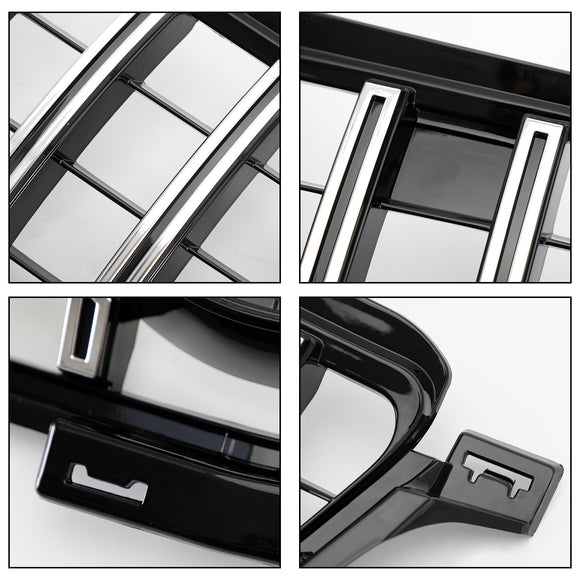 Mercedes Benz 2012-2015 W166 Sostituzione della griglia anteriore cromata nera stile AMG per Classe ML ML300 ML320 ML350 ML400