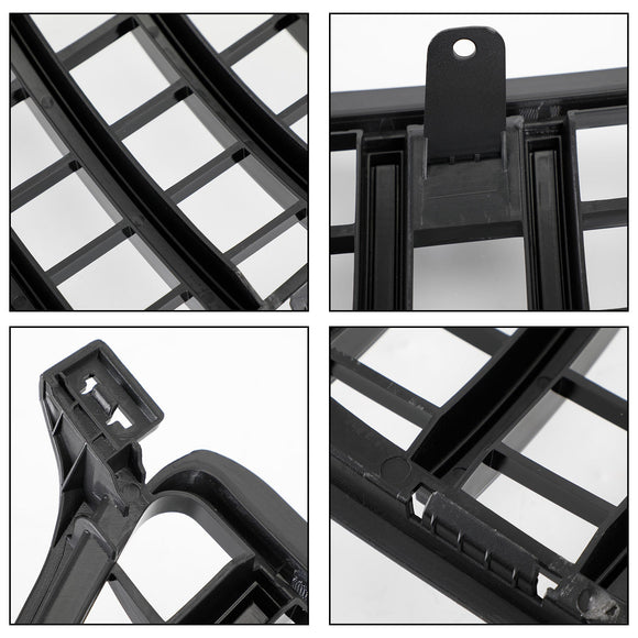 Mercedes Benz 2012-2015 W166 Sostituzione della griglia anteriore cromata nera stile AMG per Classe ML ML300 ML320 ML350 ML400