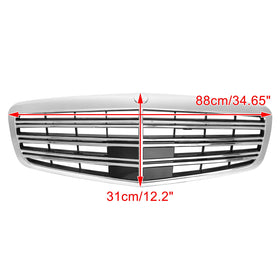 Mercedes Benz 2010-2013 W221 Calandre chromée style S400 S450 S550 S600 S65 S63 Classe S AMG/MayBach - 0