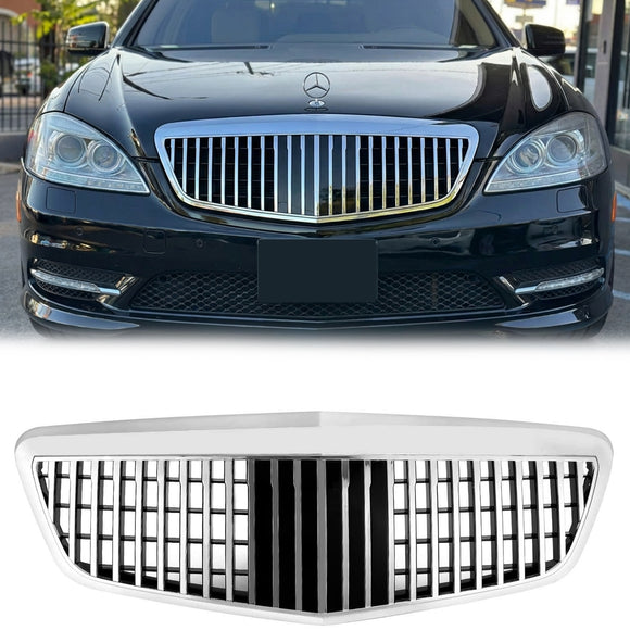 Mercedes Benz 2010-2013 W221 S400 S450 S500 S550 S600 S65 S63 S-Class Grill Front Bumper Replacement Grille