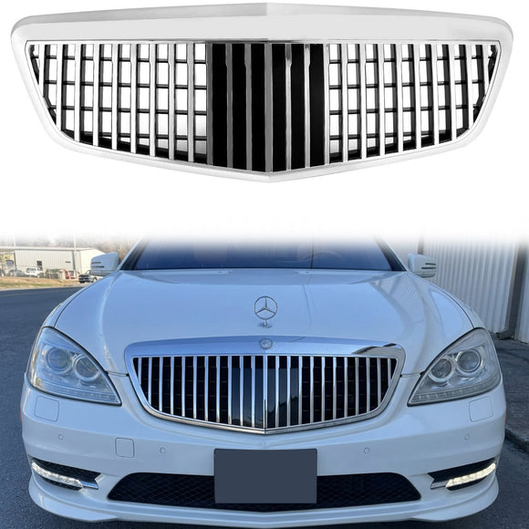 Mercedes Benz 2010-2013 W221 S400 S450 S500 S550 S600 S65 S63 S-Class Grill Front Bumper Replacement Grille