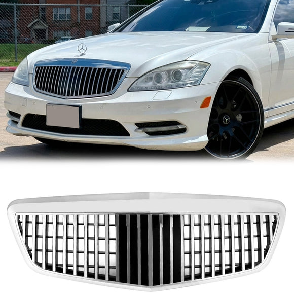 Mercedes Benz 2010-2013 W221 S400 S450 S500 S550 S600 S65 S63 S-Class Grill Front Bumper Replacement Grille