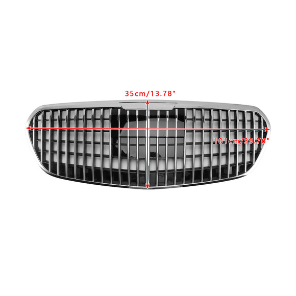 Mercedes-Benz S-Klasse (2021–2023) W223 S450 S500 S580 Frontgrill Maybach-Stil Chrom Schwarz Ersatzgrill