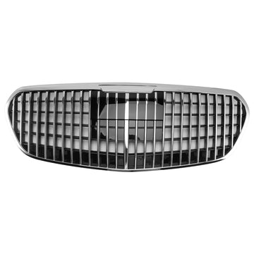 2021-2023 Mercedes Benz S Class W223 S450 S500 S580 Front Grill Maybach Style Chrome Black Replacement Grill