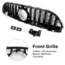 Mercedes Benz Clase C 2022-2023 W206 Parrilla de repuesto para parachoques delantero estilo S206 GTR en negro brillante-5