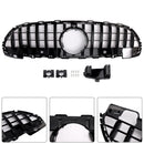 Mercedes Benz Clase C 2022-2023 W206 Parrilla de repuesto para parachoques delantero estilo S206 GTR en negro brillante-6