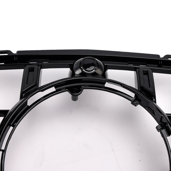 Mercedes Benz Clase C 2022-2023 W206 Parrilla de repuesto para parachoques delantero estilo S206 GTR en negro brillante