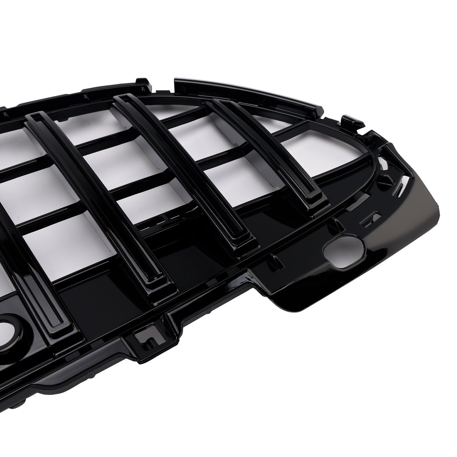 2022-2023 Mercedes Benz C-Klasse W206 S206 GTR Style Grill Frontstoßstange Glänzend Schwarz Ersatzgrill