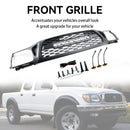 Toyota Tacoma 2001-2004 TRO PRO Style Grill Air Intake Radiator Matte Black Grille W/LED Light & Letter-3